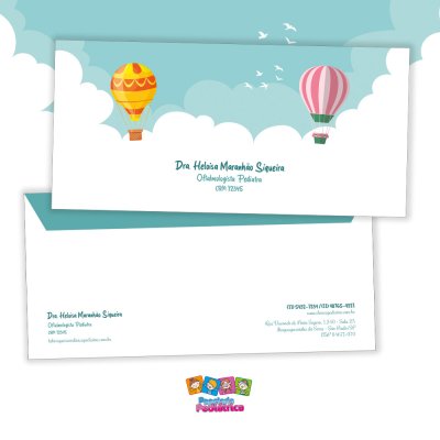 Envelope Carta Balões