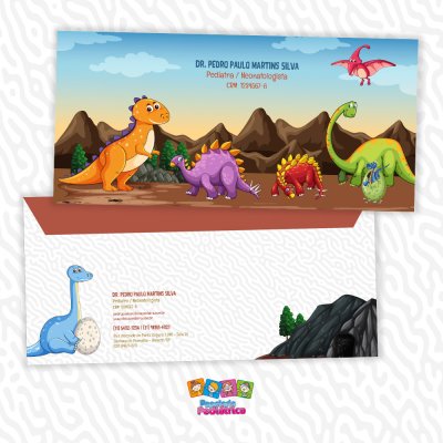 Envelope Carta Dinossauros