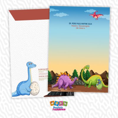 Envelope Saco Dinossauros